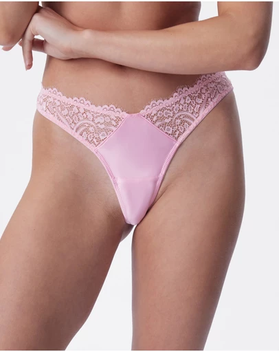 Bras N Things - Venus High Leg G String - Dark Pink
