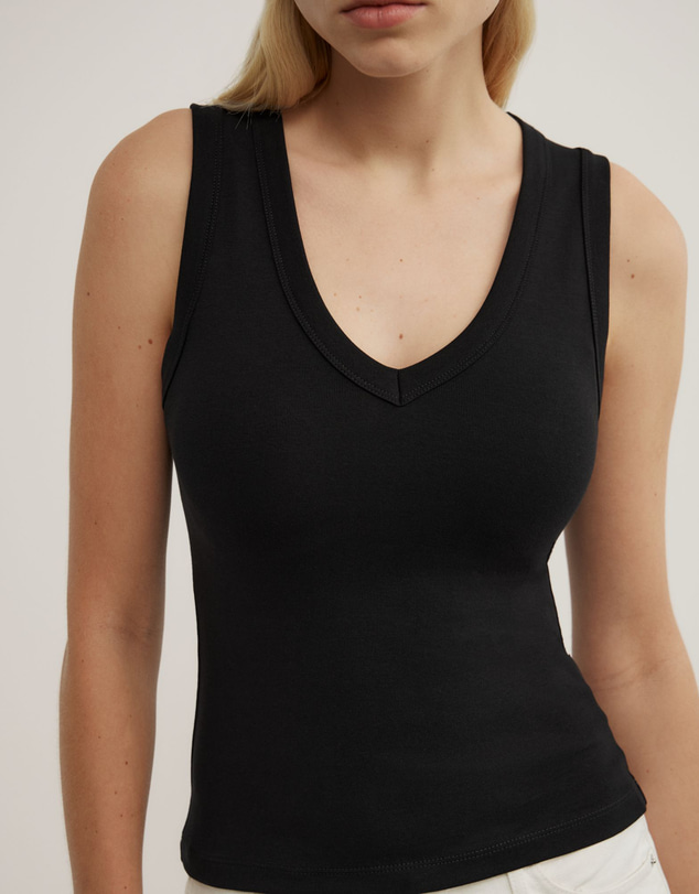 Witchery - Fine Rib V-neck Tank