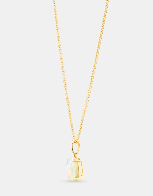 Michael Hill - Pendant with Opal in 10kt Yellow Gold