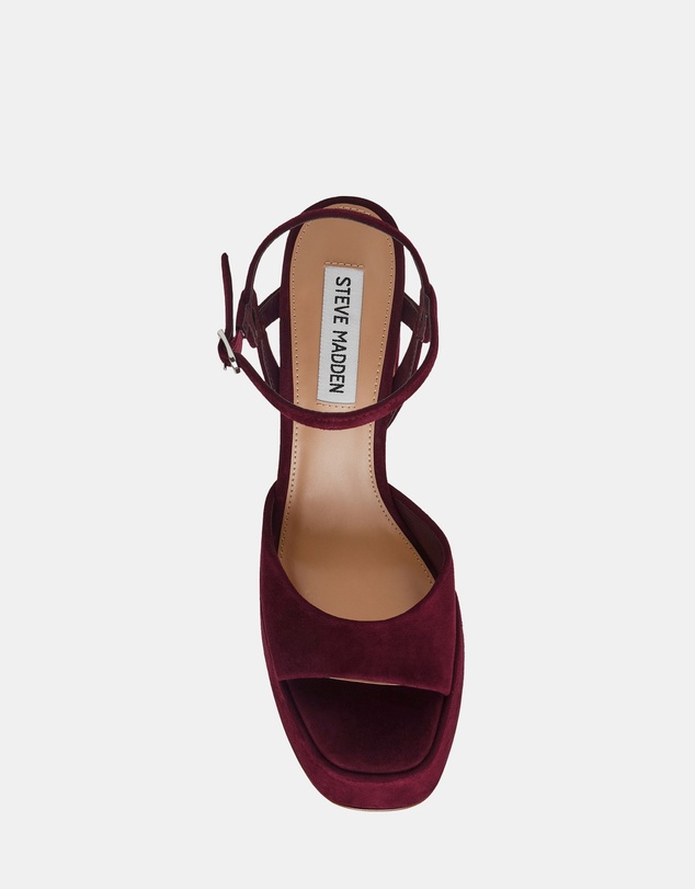 Steve Madden - Miliana Dark Cherry Heels