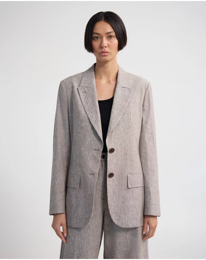Oxford - Racer Open Back Blazer