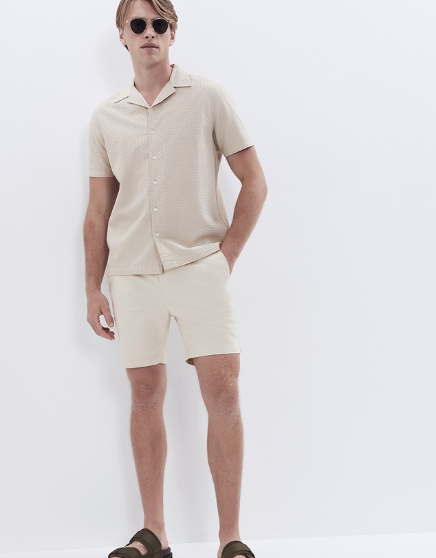 UNISON - Seersucker Regular Fit Shirt