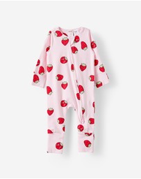 Cotton On Kids - Growie Long Sleeve Zip Romper