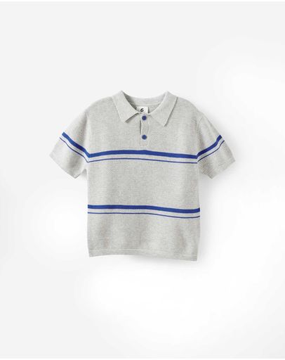 GREY MARLEHARBOUR BLUE STRIPE