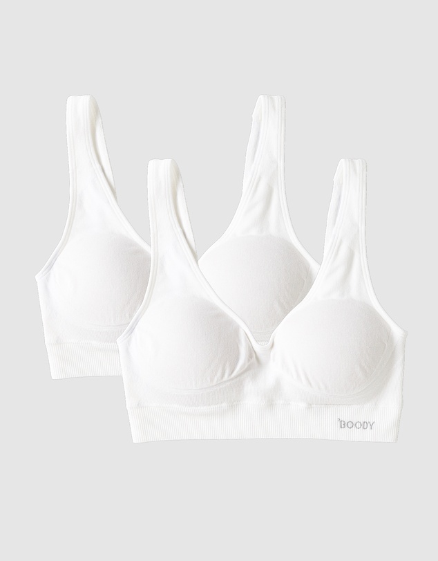Boody - 2-Pack Padded Shaper Crop Bra