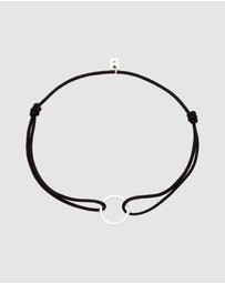 Kuzzoi - ICONIC EXCLUSIVE - Bracelet Male Circle Nylon 925 Sterling Silver