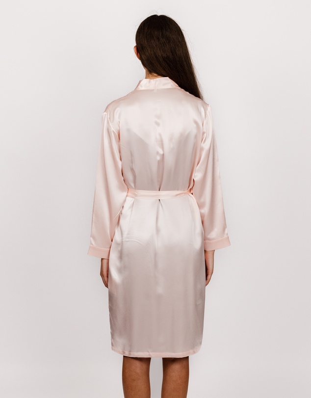 SILK MAGNOLIA - Silk Robe Dressing Gown