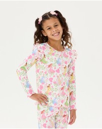 Rock Your Kid - Disney Princess Rib PJ Set - Kids-Teens