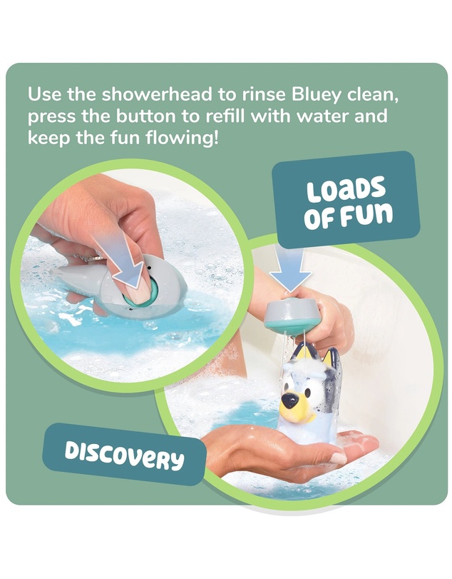 Bluey - Shower & Scrub bath toy
