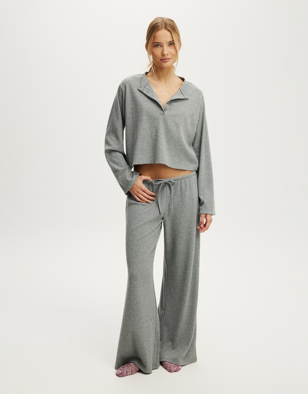 Cotton On Body - Super Soft Waffle Henley Top
