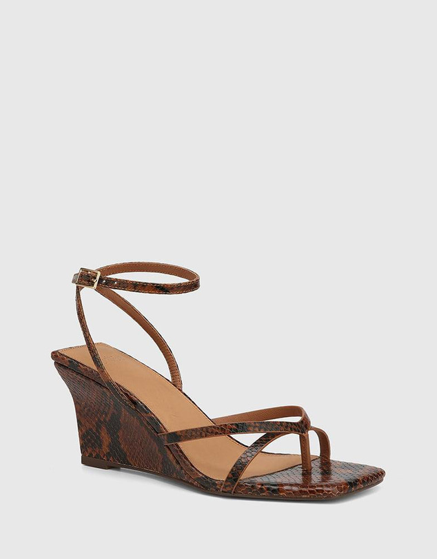 Wittner - Nyla Tan Multi Reptile Emboss Leather