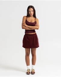 HyperLuxe The Label - Logo Embroidered Skirt