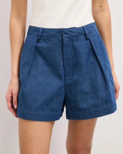 The Fated - Belle High Waisted Soft Denim Shorts