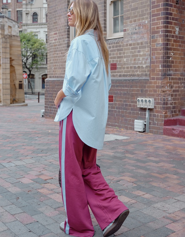 Ceres Life - Gigi Wide Leg Terry Trackpant