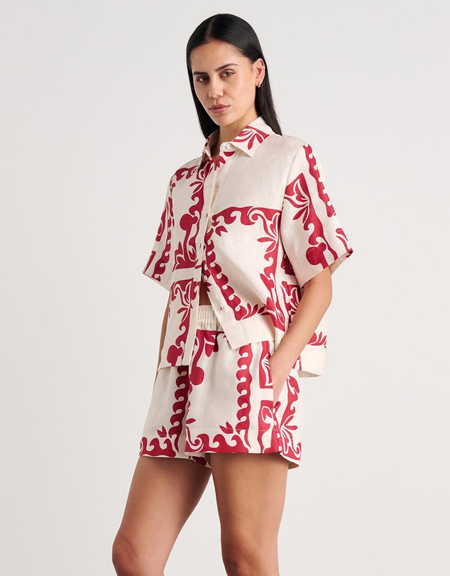 Jag - Wave Linen Shirt - ICONIC EXCLUSIVE