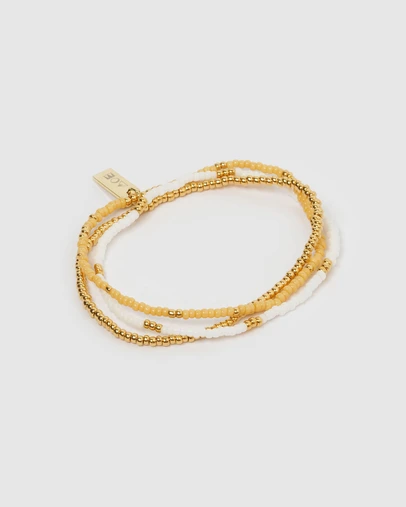 Arms Of Eve - Sunny Bracelet Set - Mango