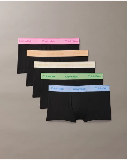 Calvin Klein - Pride Cotton 5 Pack Low Rise Trunks