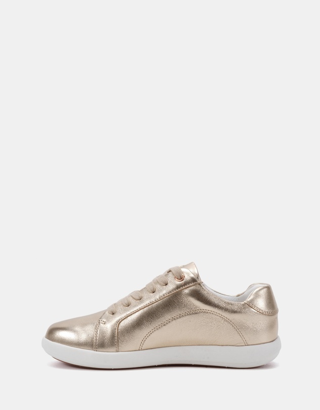 Clarks - Burrow Rose Gold/White