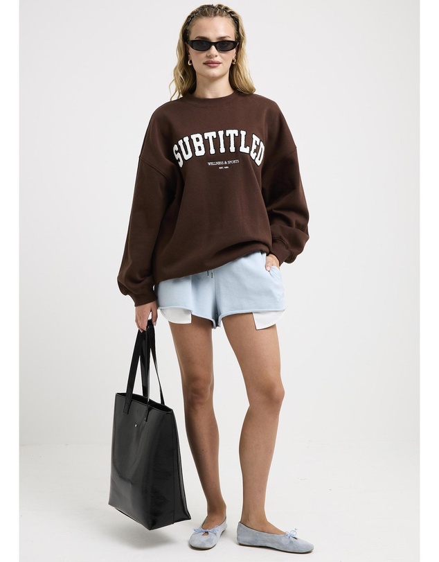 Subtitled - NYC Oversized Crew Neck Jumper