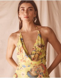 KINGA CSILLA - Bacio Di Mare Halter Midi Dress