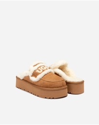 Ozwear Connection Uggs - Ugg Violet Matelasse Shearling Platform Slipper