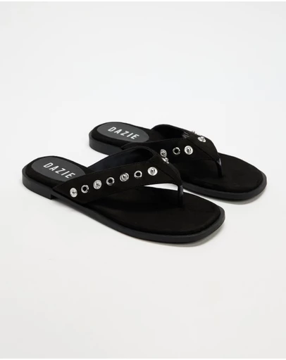 Dazie - Colette Stud Thongs