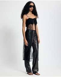 Lover - Genevieve Patent Faux Leather Pants