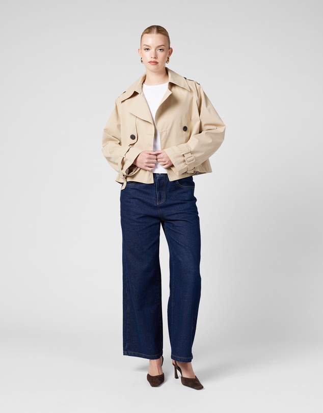 MVN - Cropped Trench Coat