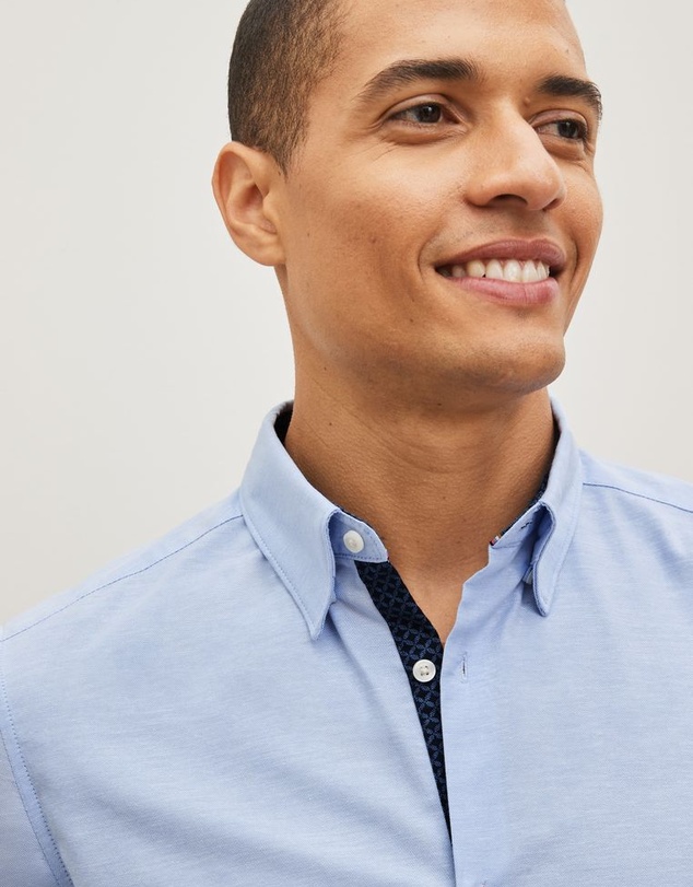 NEXT - Stretch Oxford Short Sleeve Shirt