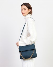 SABEN - Daria Shoulder Bag Hunter Green Bubble