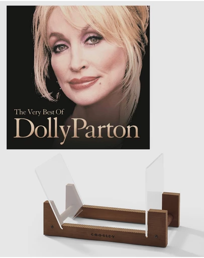 Sony Music - Dolly Parton The Very Best Of Dolly Parton Vinyl Album & Crosley Record Storage Display Stand