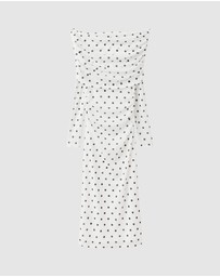 M.N.G - Polka Dot Bandeau Dress