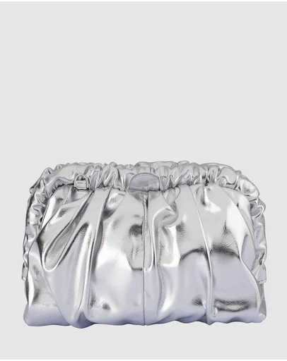 Olga Berg - Betty Metallic Clutch