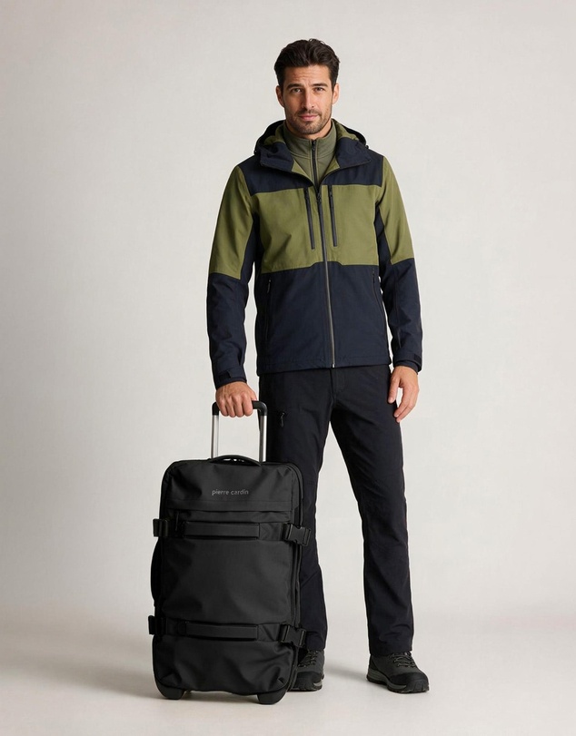 Pierre Cardin - Pierre Cardin 61cm Medium Soft Shell Trolley Case
