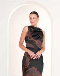 Pilgrim - Somer Drape Shoulder Dress
