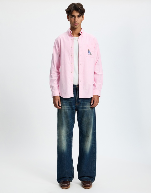Polo Ralph Lauren - Custom Fit Dog-Embroidered Oxford Shirt