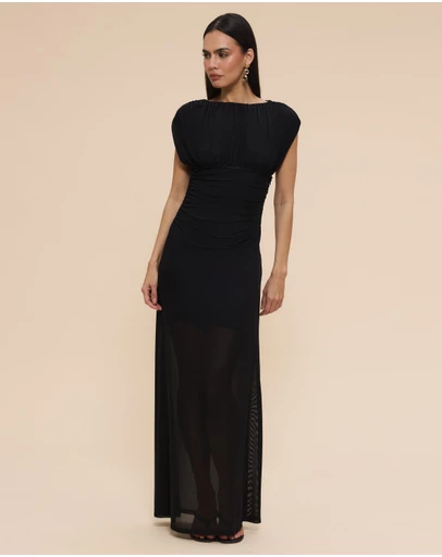 CHANCERY - Savanna Mesh Maxi Dress