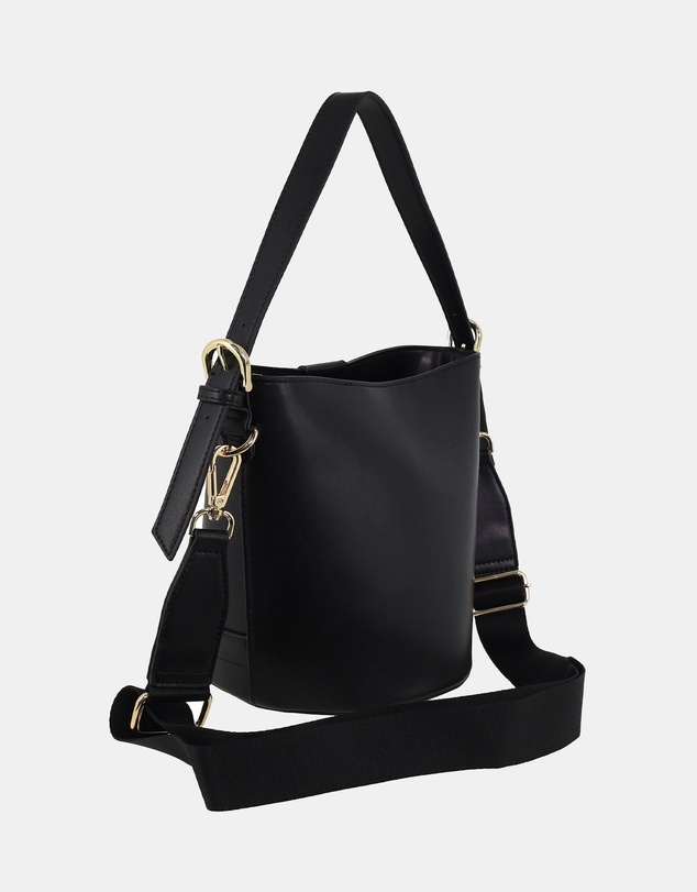 Milleni - Milleni Ladies Vegan Leather Bucket Crossbody Bag