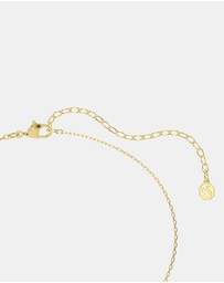 Swarovski - Idyllia Pendant, Mixed Cuts, Heart, Key, Pink, Gold-Tone Plated