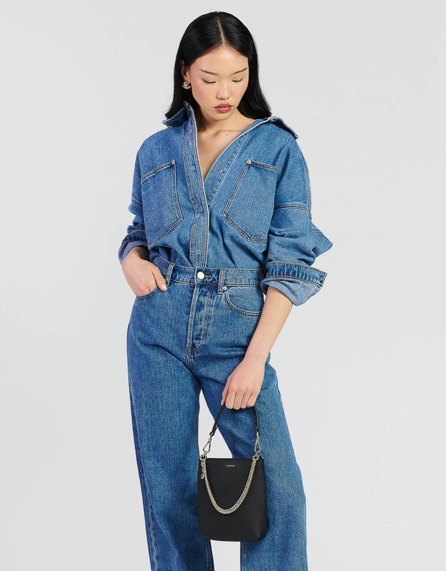 SABEN - Coco Leather Cross-body Bag