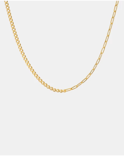 Zoe Olivia - 14K Gold Vermeil Icon Alternate Chain Necklace