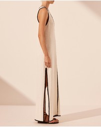 Shona Joy - Lena Plunged Maxi Dress
