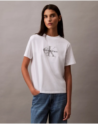 Calvin Klein Jeans - Embroidered Monogram Logo Tee