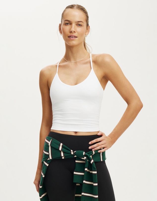Cotton On Body Active - Ultra Soft V Neck Racer Back Tank