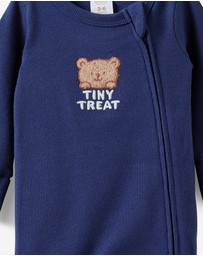 Cotton On Kids - Growie Long Sleeve Zip Romper