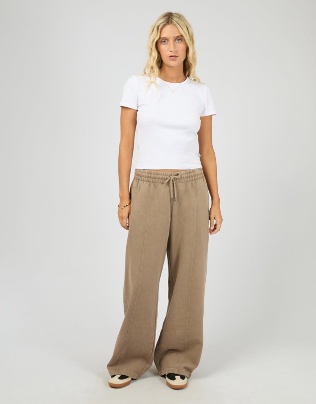All About Eve - Aae Vintage Wide Leg Trackpant Stone