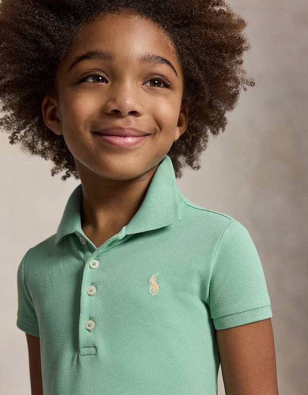 Polo Ralph Lauren - Stretch Mesh Polo Dress - Babies-Kids