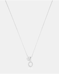 Georgini - Georgini Luxury Letters O Initial Pendant Silver
