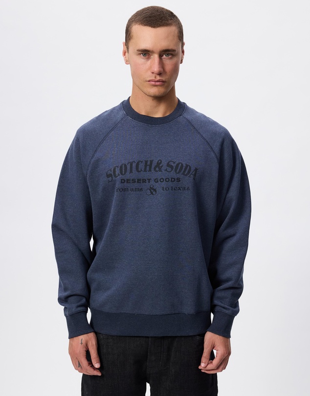 Scotch & Soda - Front Artwork Relaxed-Fit Sweatshirt
