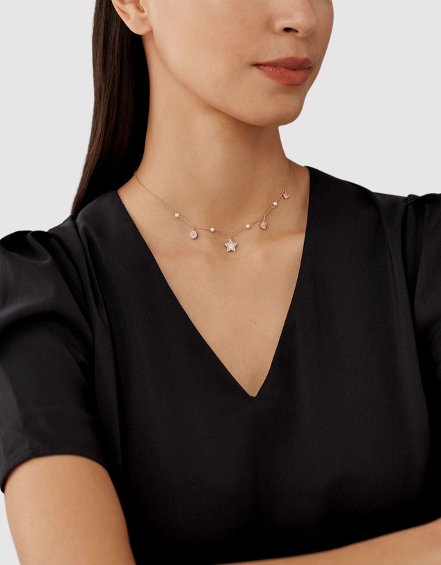 Emporio Armani - Rose Gold Tone Necklace